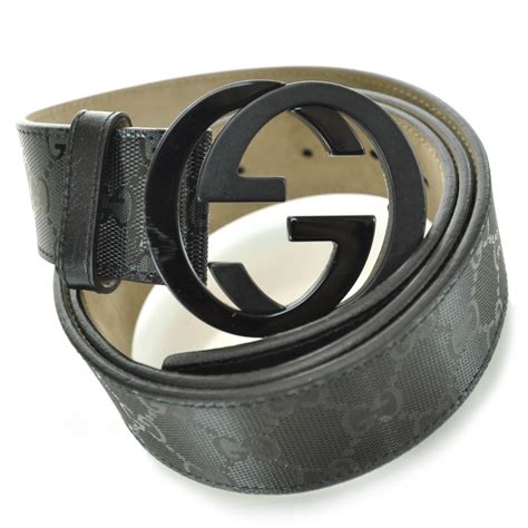 fake black imprime gucci belt|how to check gucci belt.